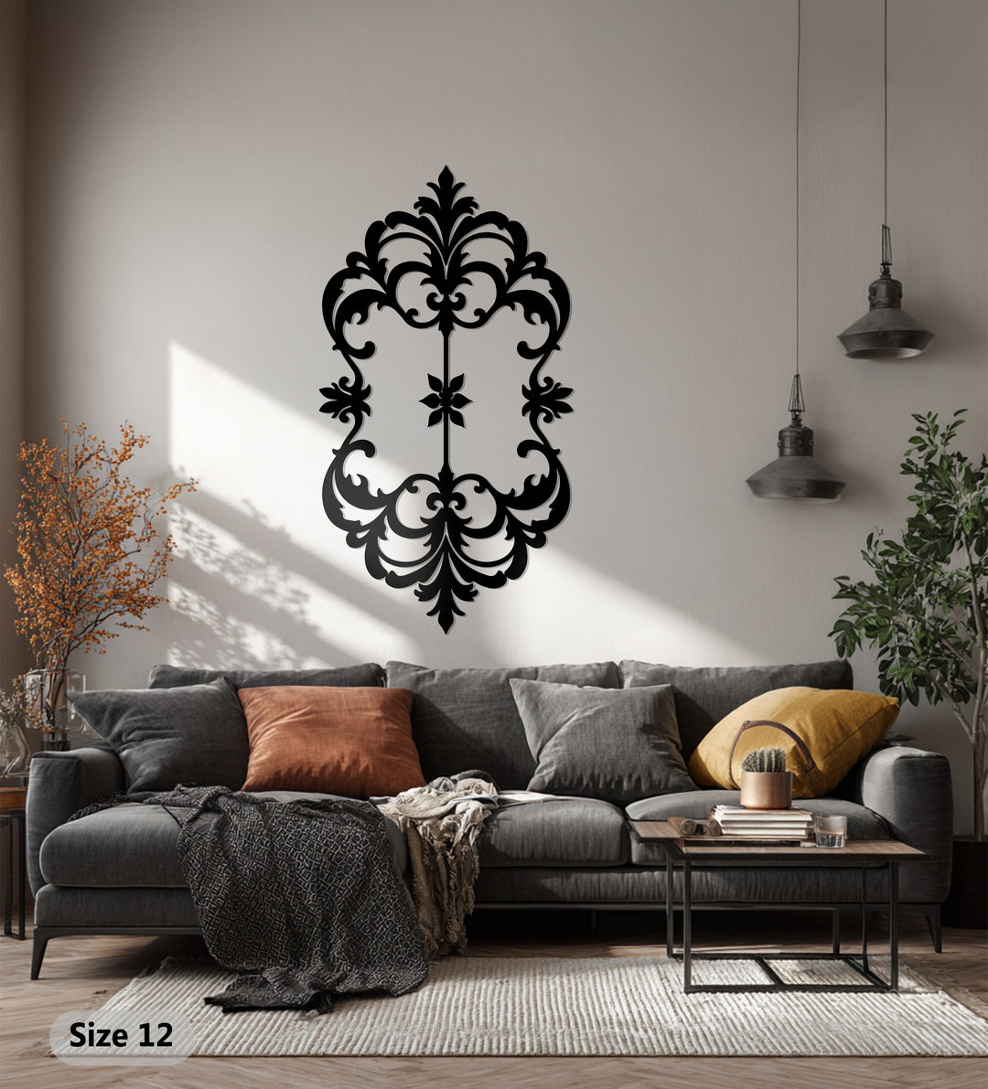 أناقة العصر الفيكتوري - زينة فن جداري معدني