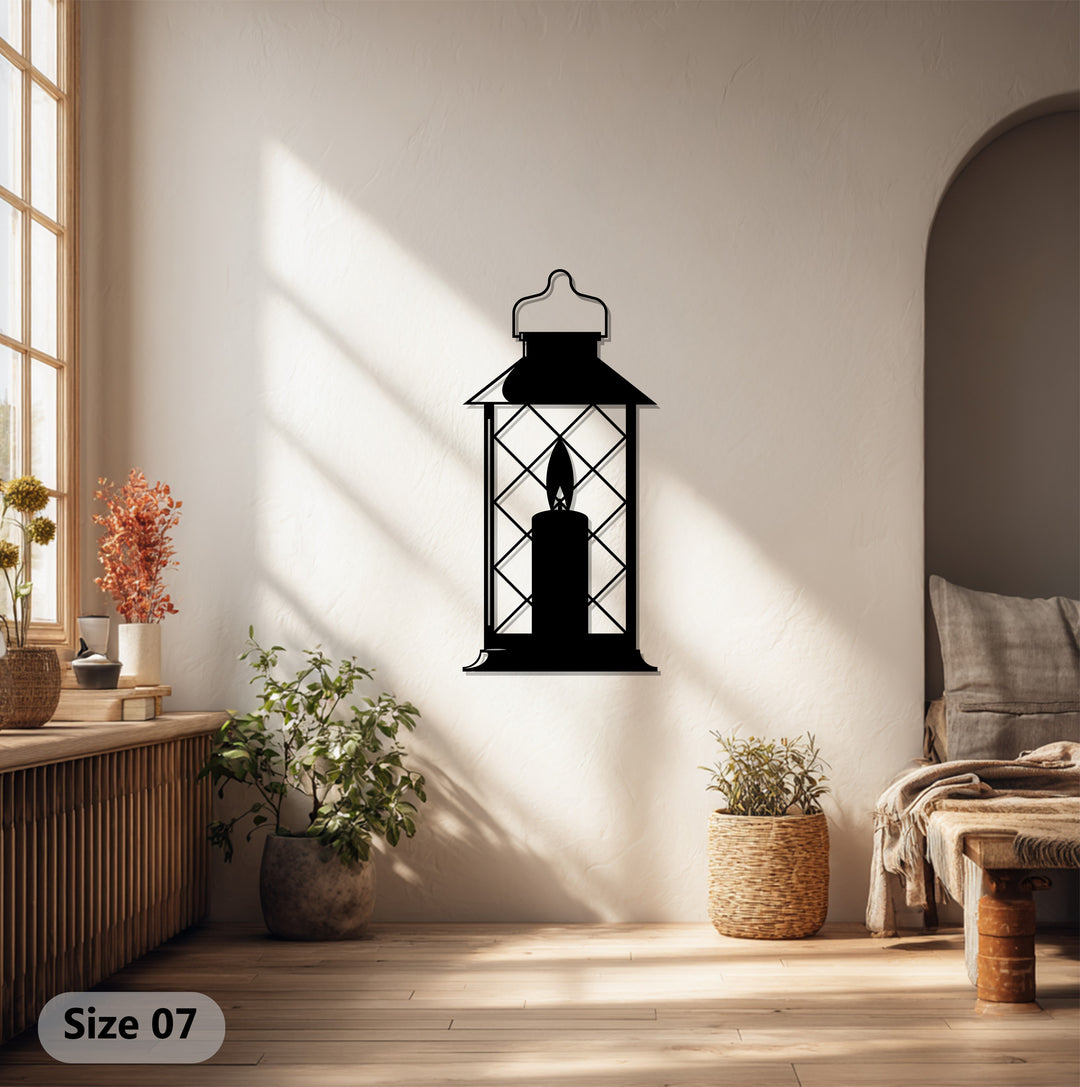 Prayer room Islamic lantern wall art