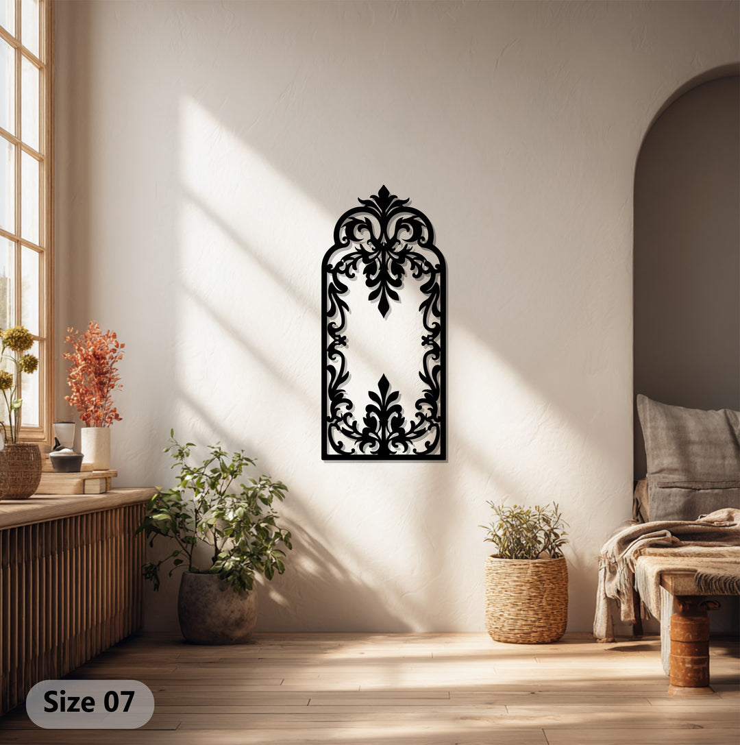 جوهر الباروك – القوس الزخرفي فن جداري معدني