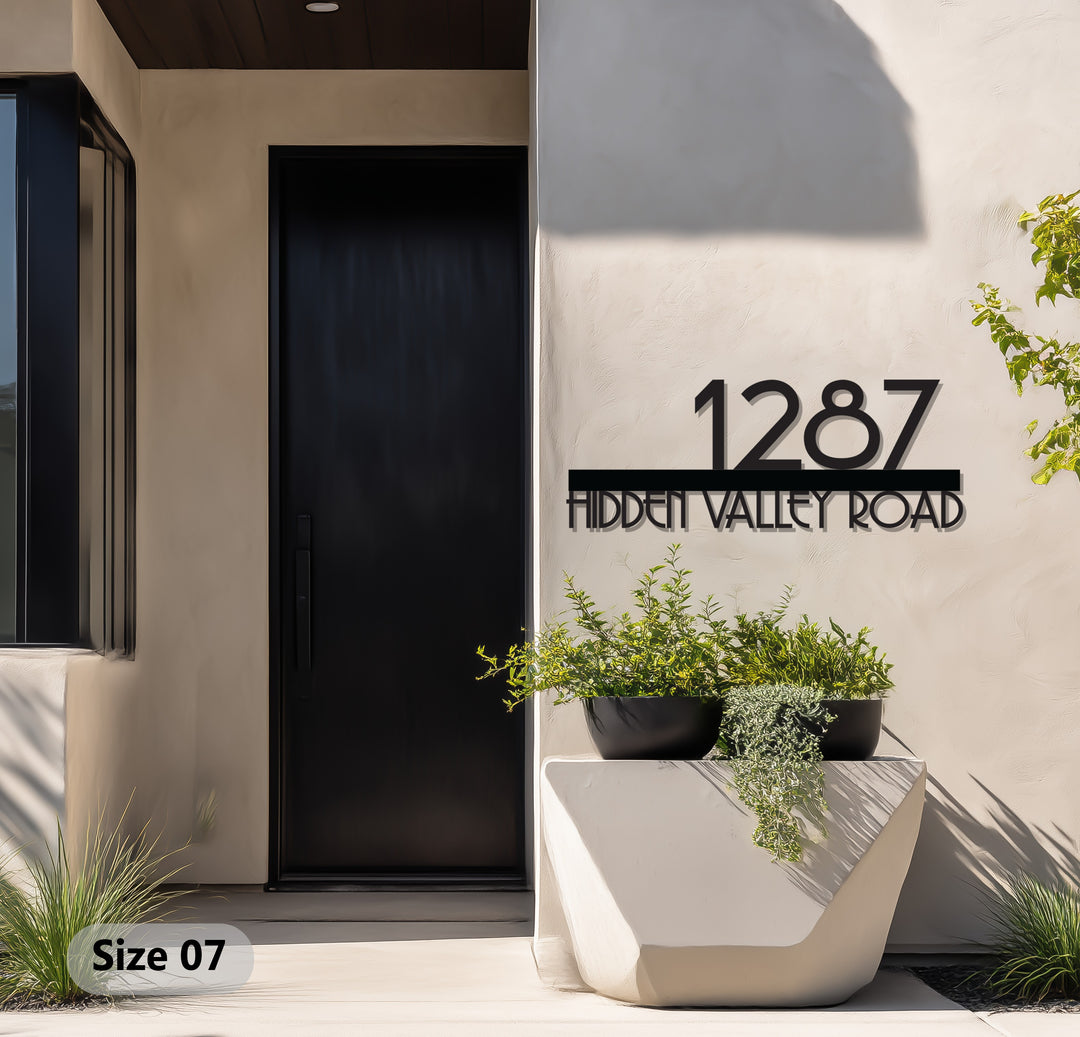 نمط التناغم - هندسي حديث فن جداري معدني لوحة