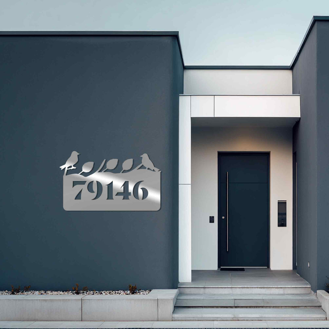 نمط التناغم - هندسي حديث فن جداري معدني لوحة