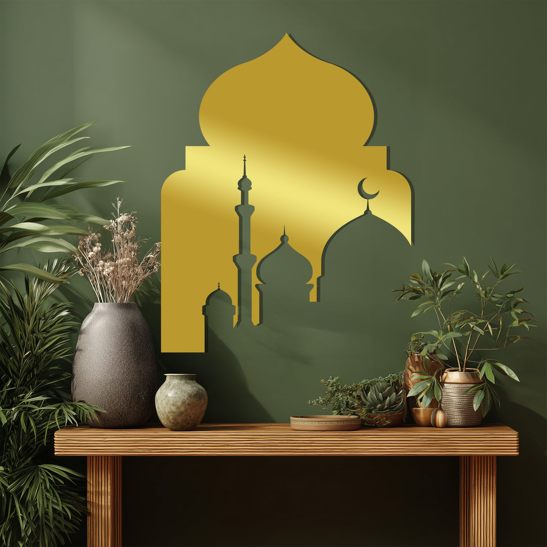 Mosque arch Islamic metal decoration