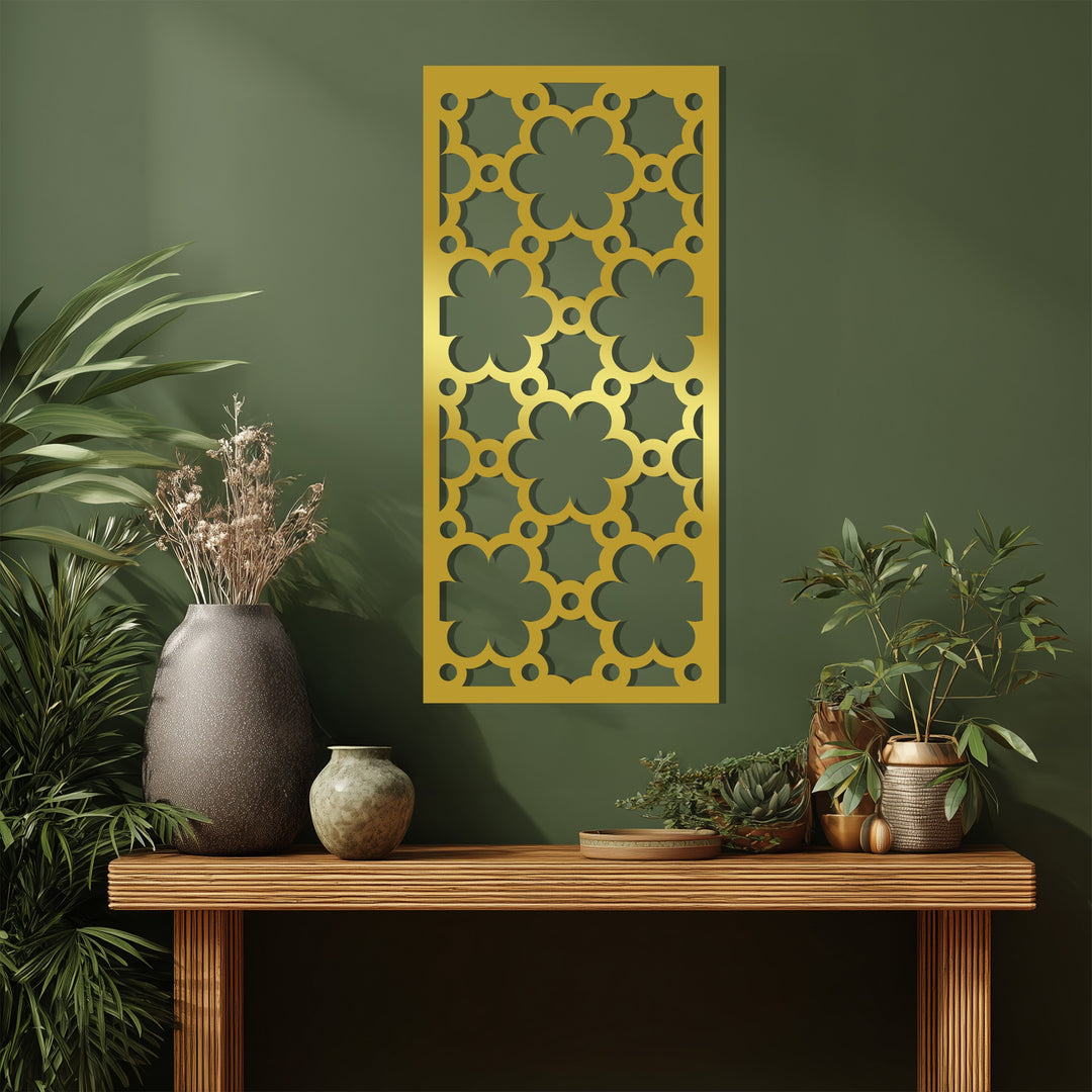 فلورال نيكسوس – أنماط عصرية فن جداري معدني