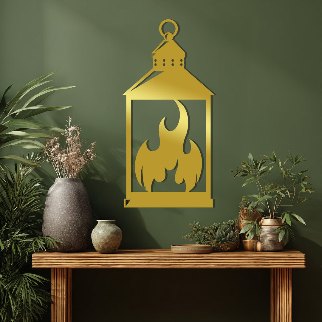 Göttliche Symmetrie – Ornamentale Geometrie Metall Wandbilder