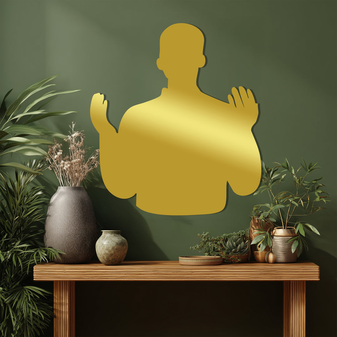 التناظر الإلهي – الهندسة الزخرفية فن جداري معدني