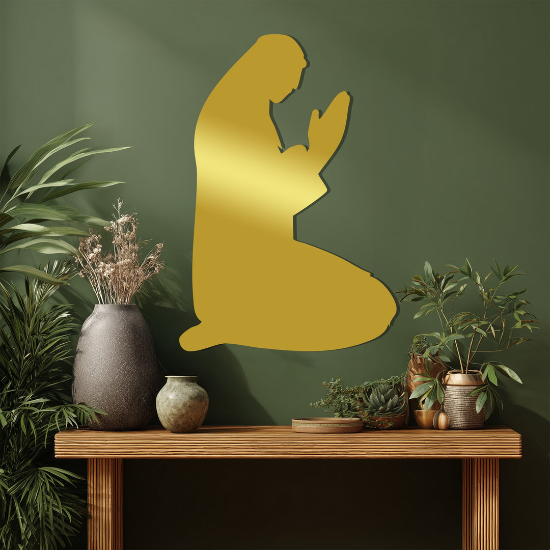 Göttliche Symmetrie – Ornamentale Geometrie Metall Wandbilder