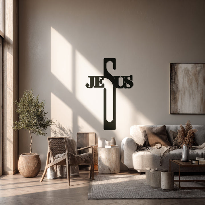 Faith-inspired home decoration metal artwork