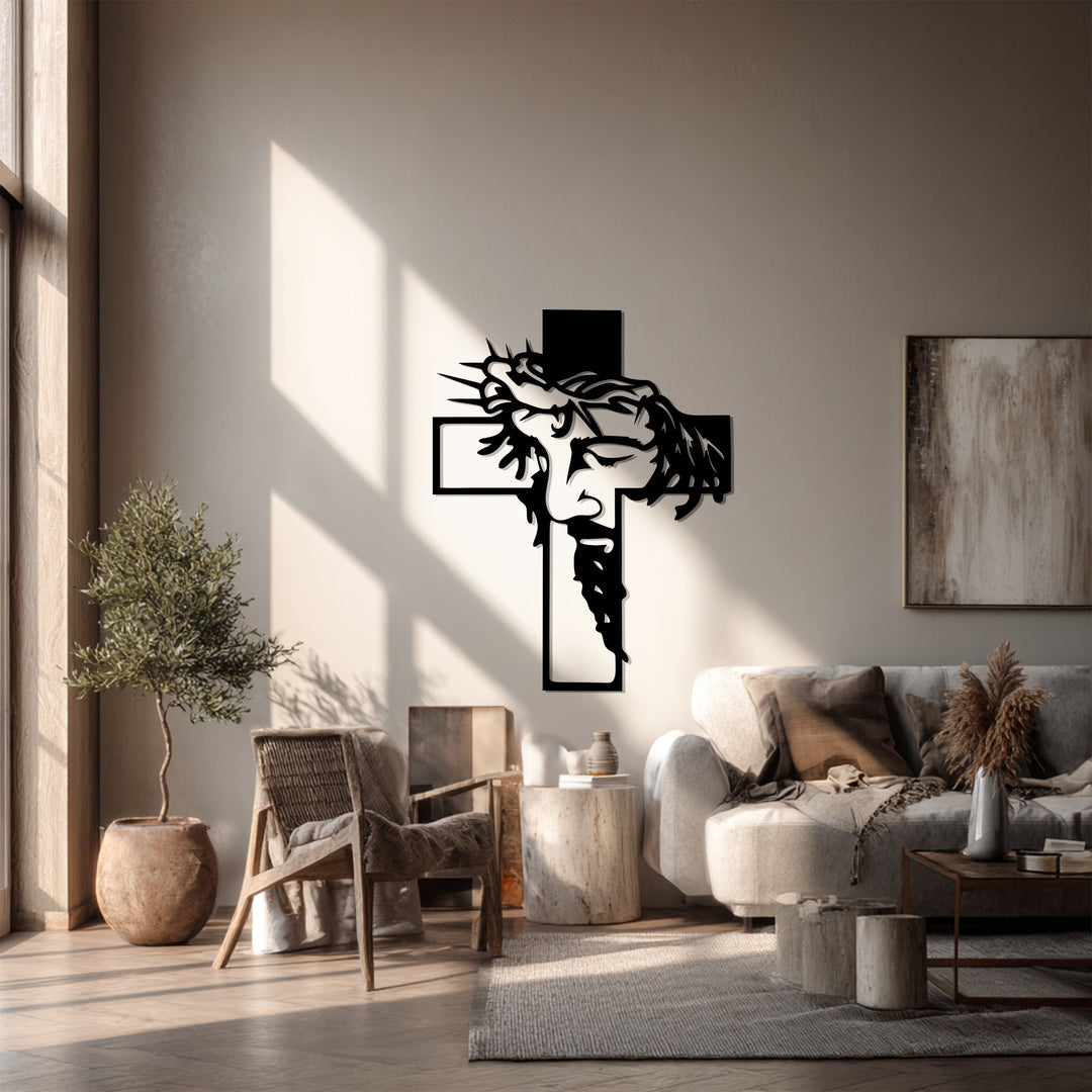 Jesus Crown of Thorns – Sacred Metal Wall Art