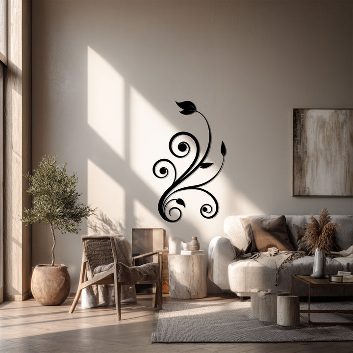 Nature inspired vine wall art
