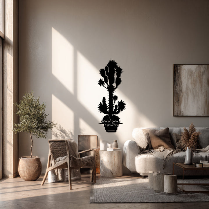 Cactus wall art for living room