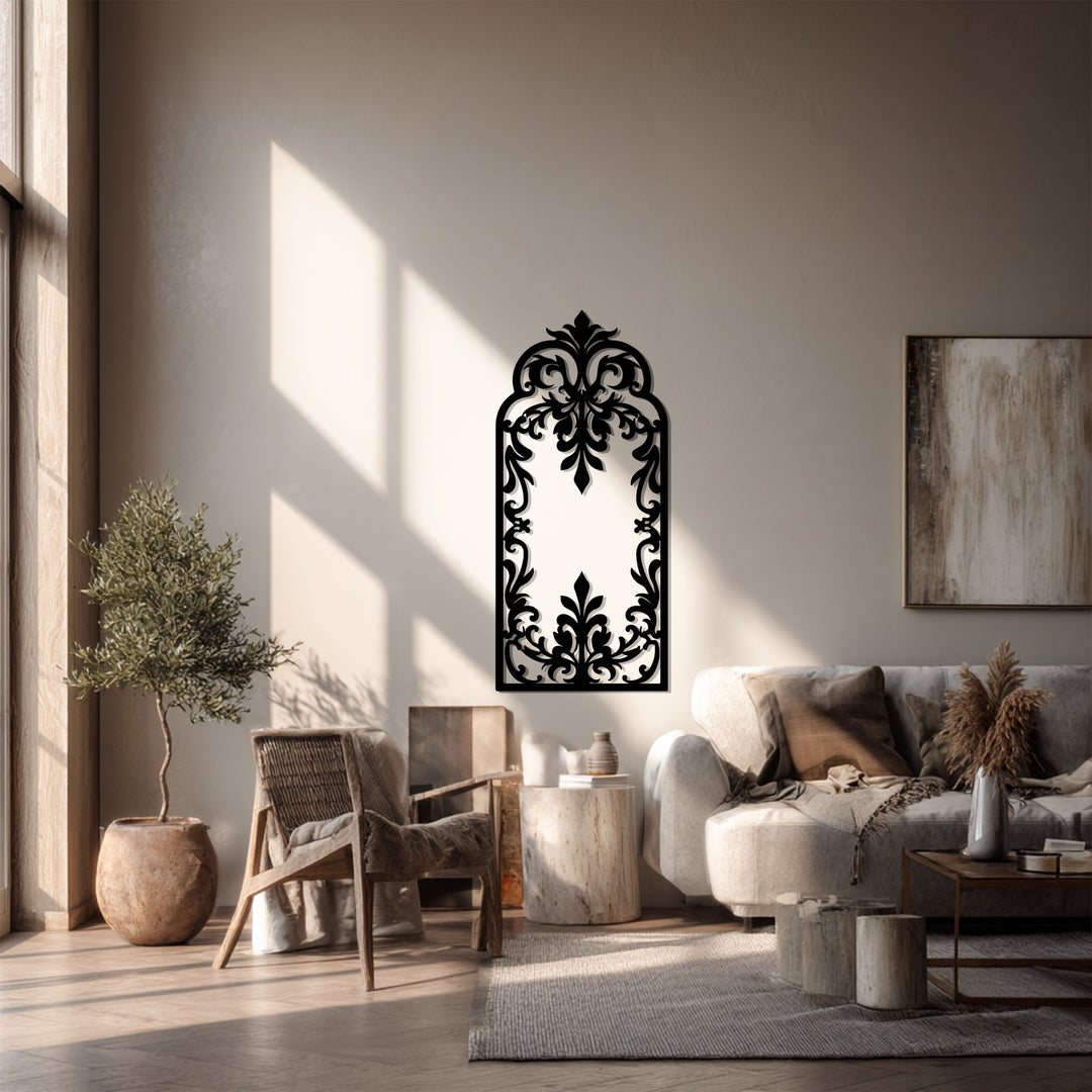 جوهر الباروك – القوس الزخرفي فن جداري معدني