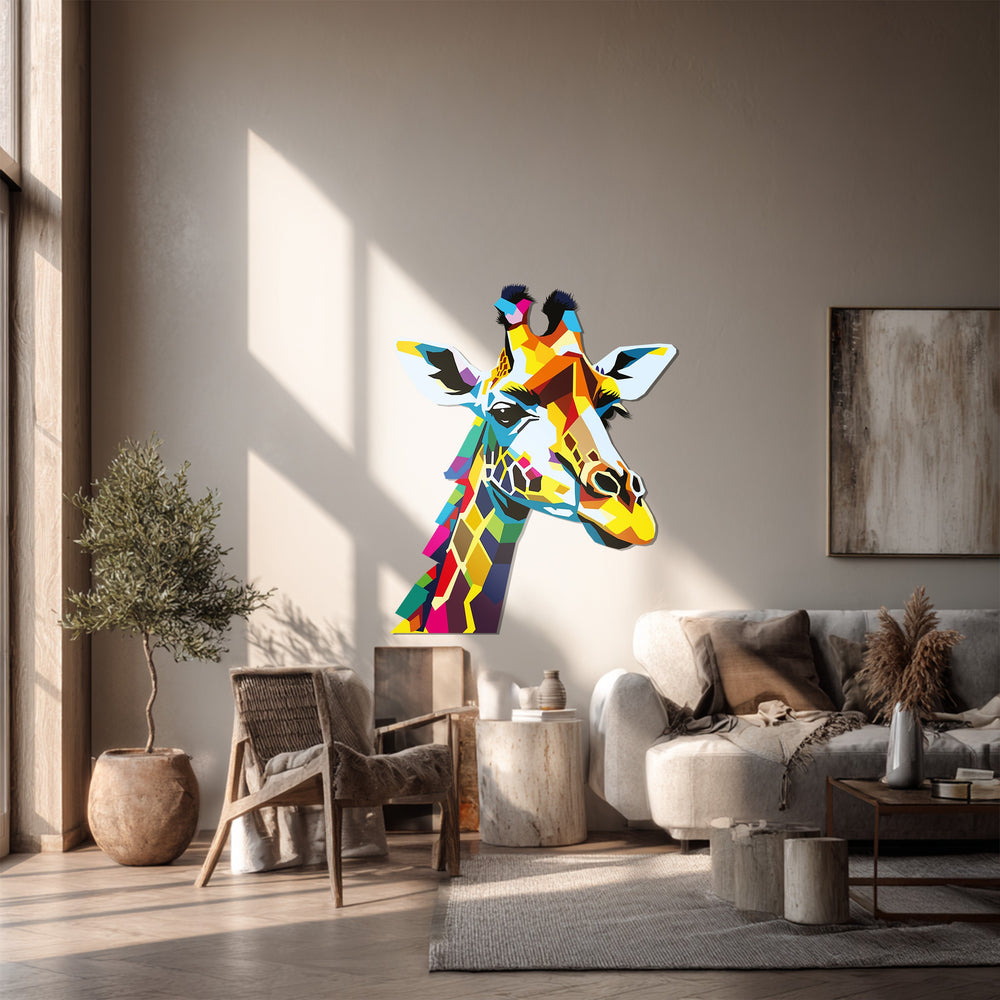 Vibrant animal-inspired metal wall decor for creative interiors
