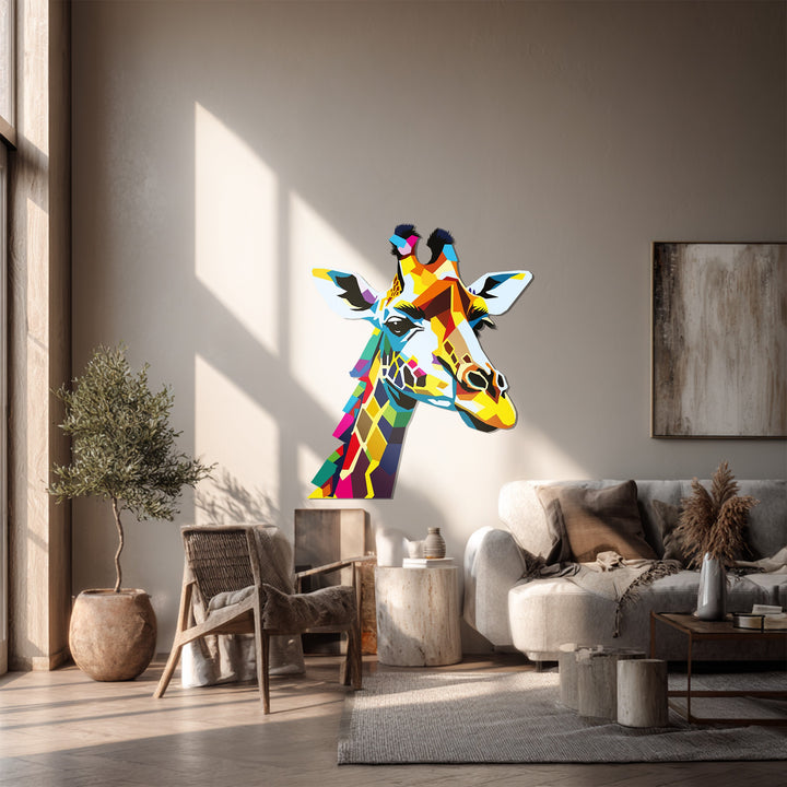 Vibrant animal-inspired metal wall decor for creative interiors
