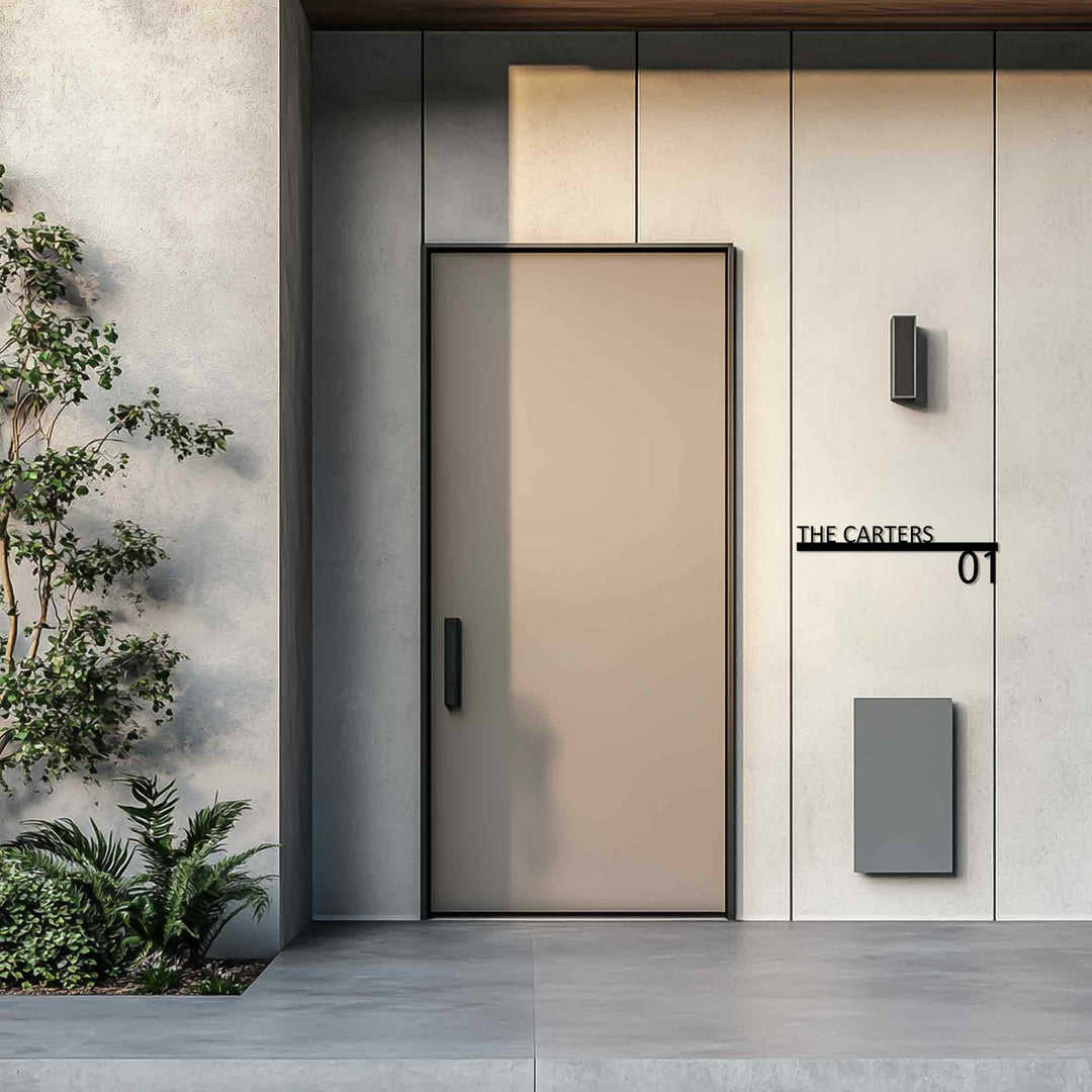 نمط التناغم - هندسي حديث فن جداري معدني لوحة