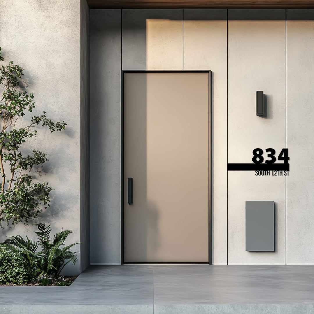 نمط التناغم - هندسي حديث فن جداري معدني لوحة