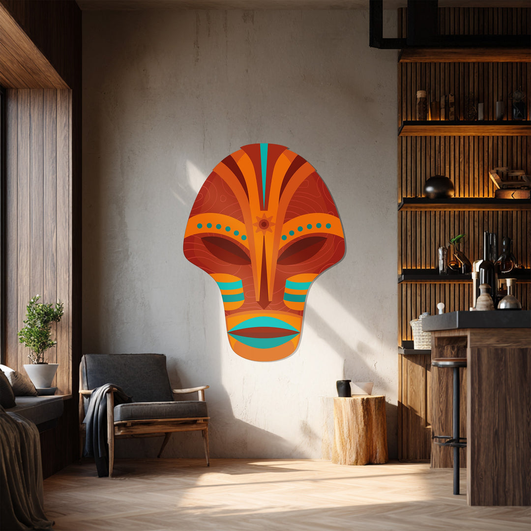 Contemporary African inspired wall art piece