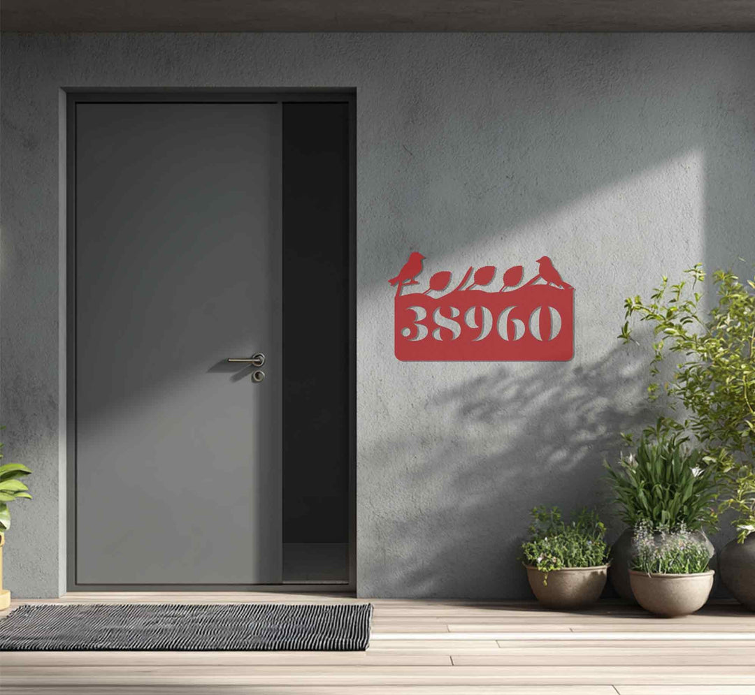 نمط التناغم - هندسي حديث فن جداري معدني لوحة