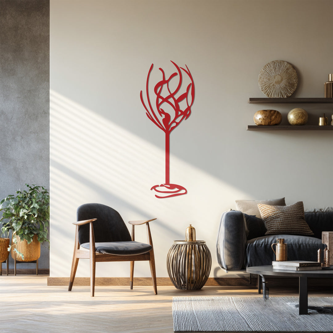 Elegant bar wall art for wine lovers