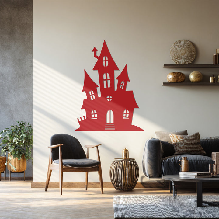 Spooky metal wall art haunted home décor gift idea