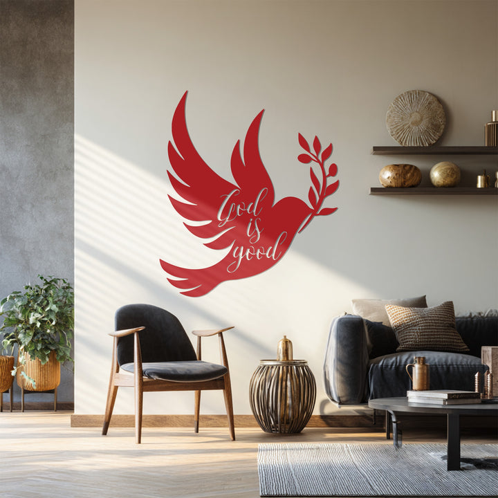 Inspirational religious metal wall design