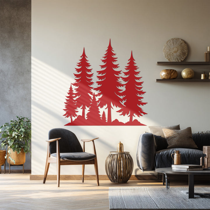 Modern nature-inspired wall art design