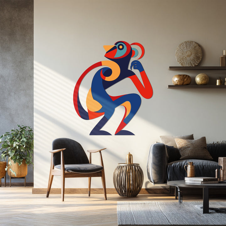 Contemporary abstract animal wall sculpture for modern homes