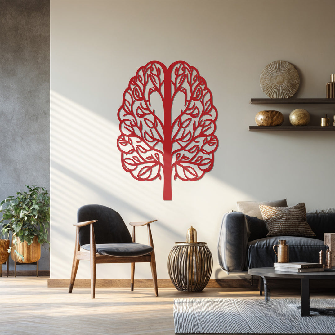 Tree of Life Metal Wall Art – Black Modern Wall Sculpture