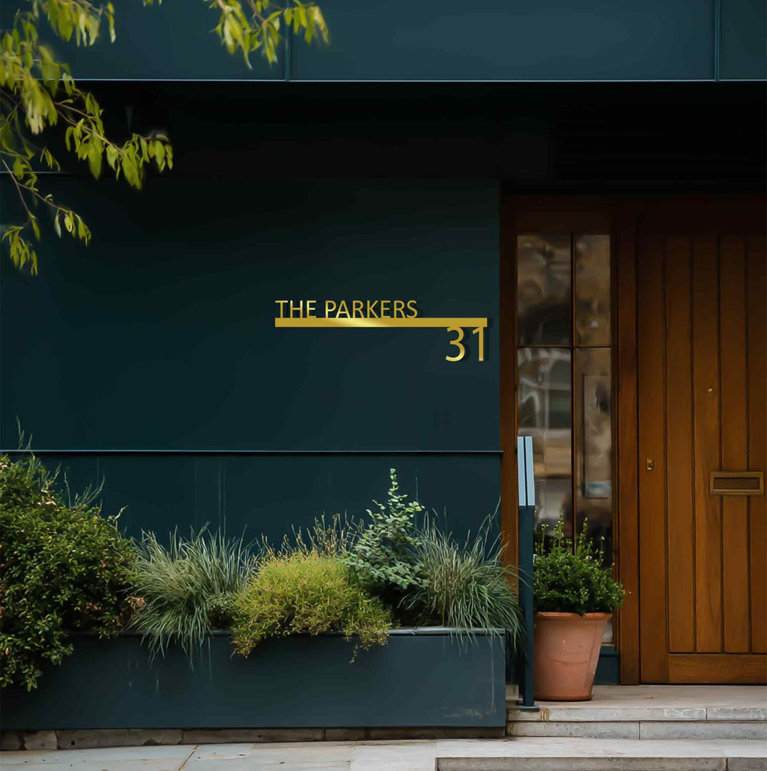 نمط التناغم - هندسي حديث فن جداري معدني لوحة