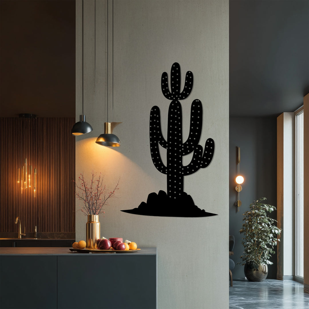 Croix cloutée–Puissant chrétien Décoration Murale Métal