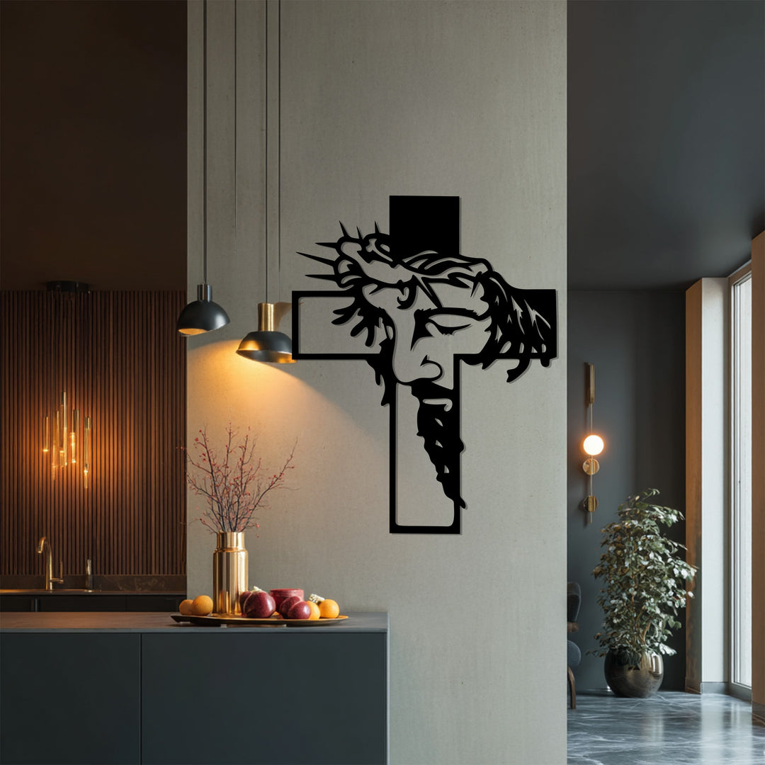 Jesus Crown of Thorns – Sacred Metal Wall Art