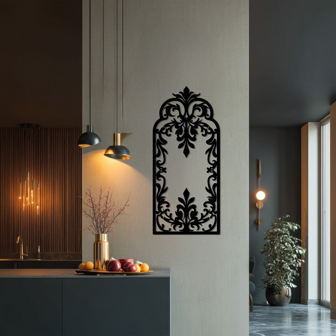 جوهر الباروك – القوس الزخرفي فن جداري معدني