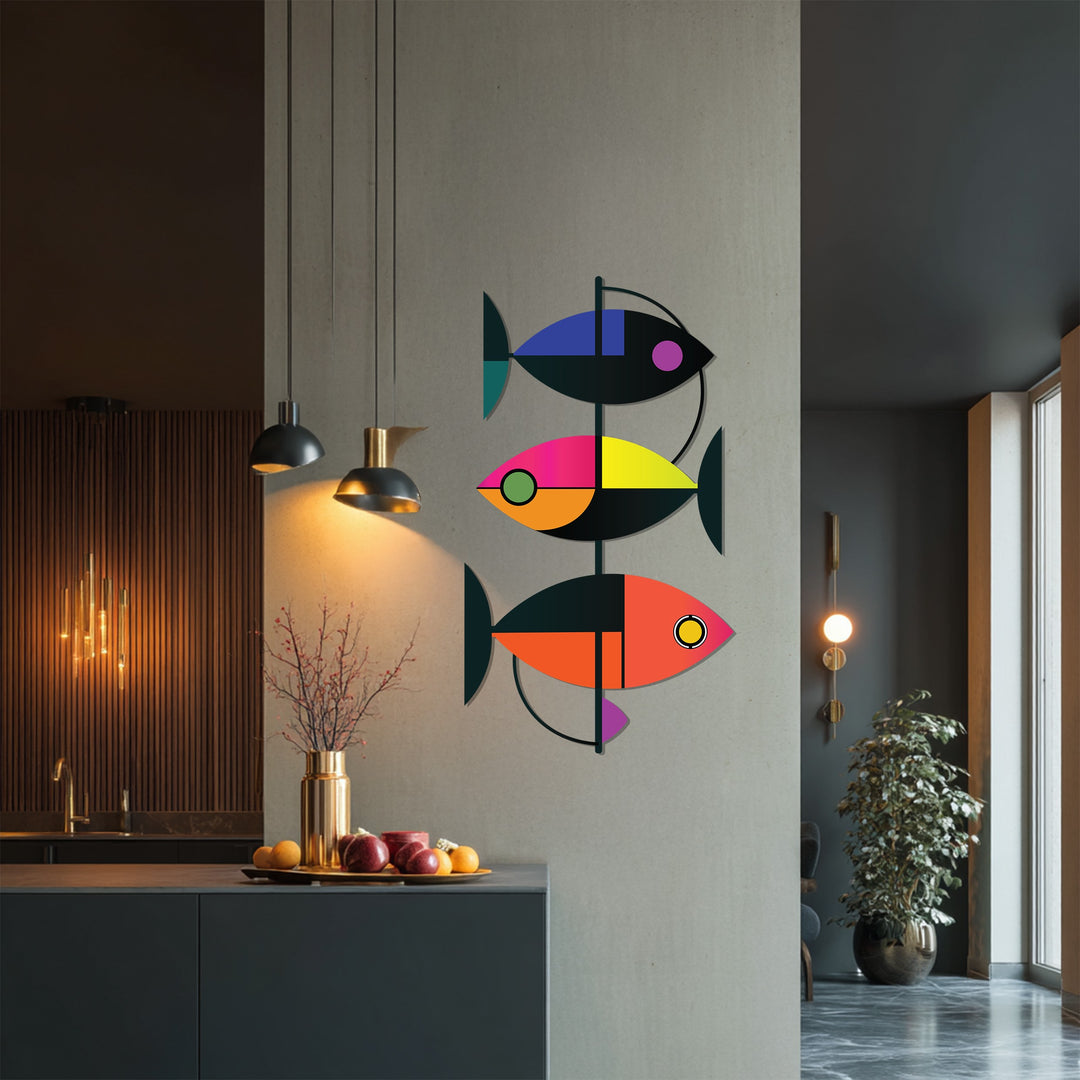 Contemporary metal wall art for coastal homes