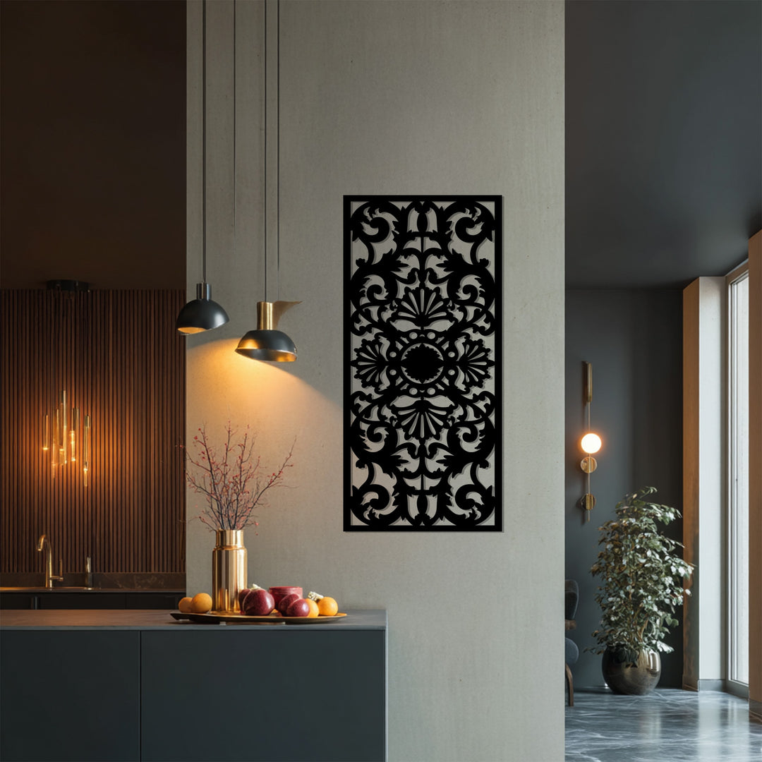 زهرة مهيبة – زينة فن جداري معدني لوحة