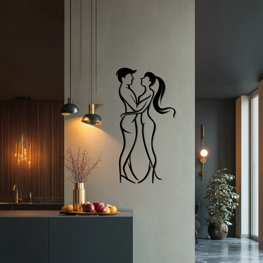 Minimalist love wall decor for bedroom