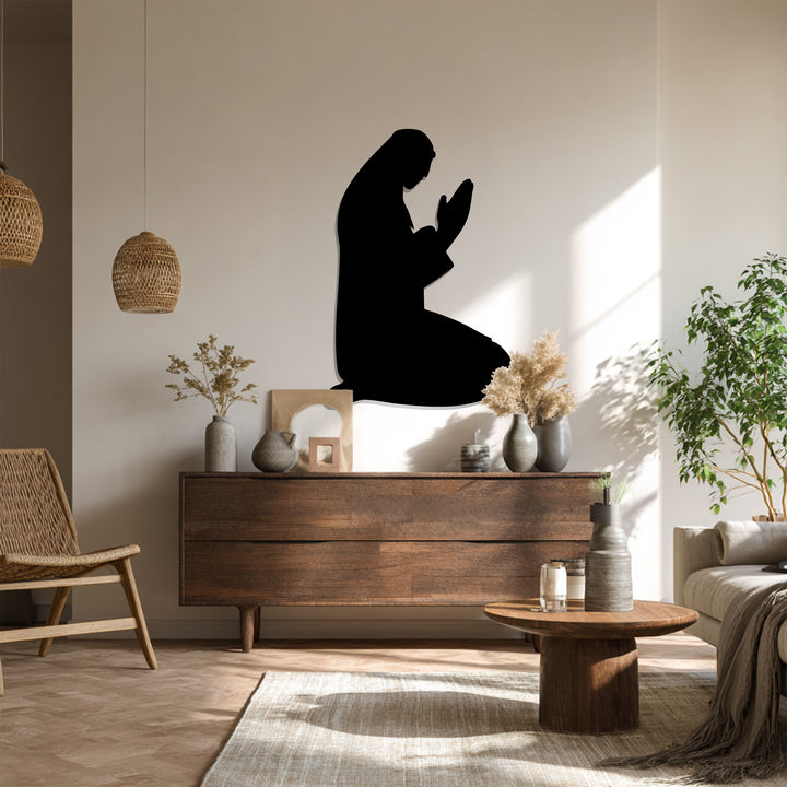 Muslim prayer metal wall art minimalist design