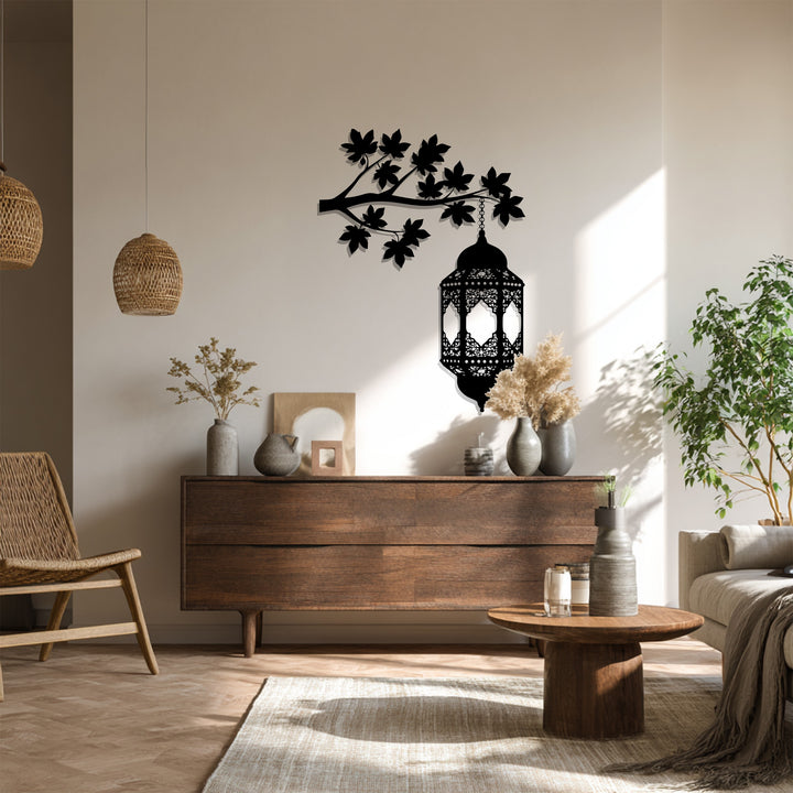 Ramadan metal wall art lantern design