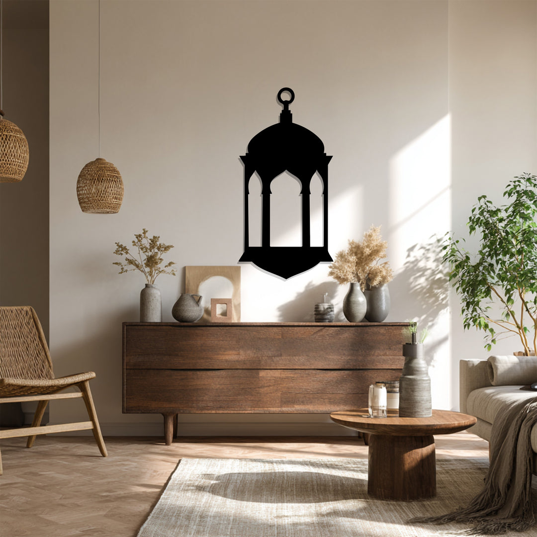 Eid lantern metal wall art Islamic style