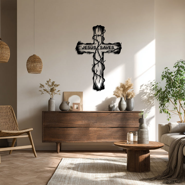 Christian faith metal wall art decoration
