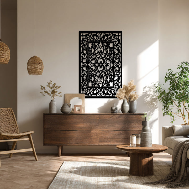 Classic ornamental metal wall panel