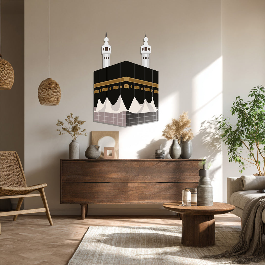 Sacred Kaaba Islamic metal wall decor