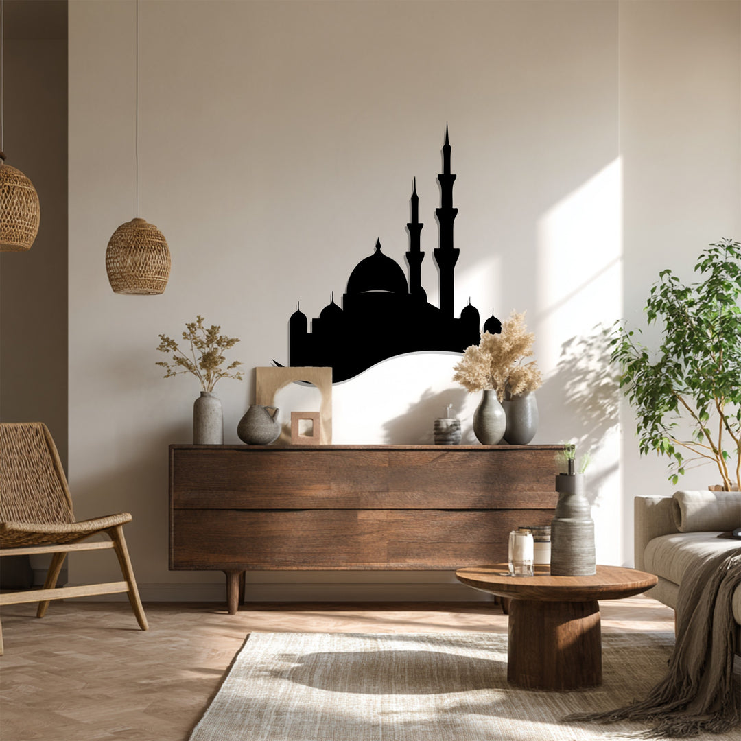 Göttliche Symmetrie – Ornamentale Geometrie Metall Wandbilder