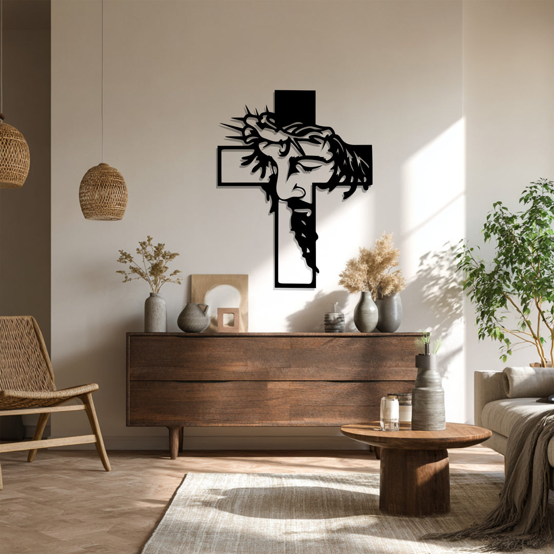 Jesus Crown of Thorns – Sacred Metal Wall Art