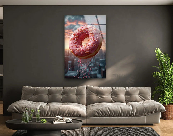 Donut Tempered Glass Wall Art - MyPhotoStation