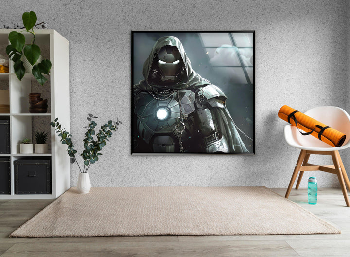 Dr. Doom Glass Wall Art large glass photo prints, glass wall photos
