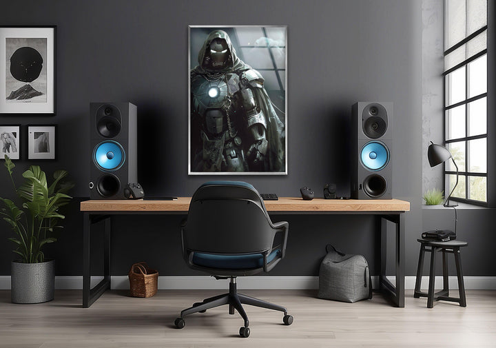 Dr. Doom Glass Wall Art art glass wall art, glass wall art pictures
