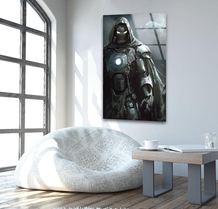 Dr. Doom Glass Wall Art glass pictures for Wall, glass prints wall art
