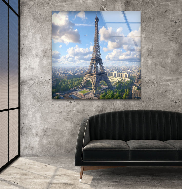 Eiffel Tower in Paris Glass Wall Art art glass wall art, glass wall art pictures
