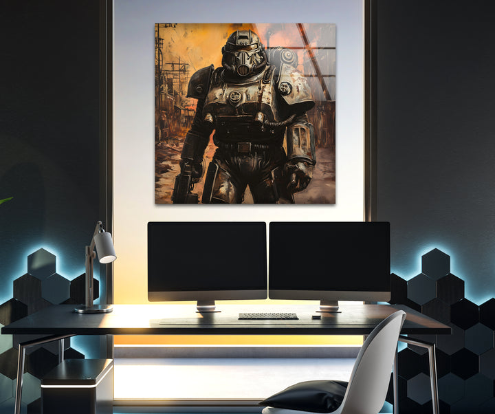 Gaming decor that combines bold colors and intricate artwork to celebrate gamer culture
