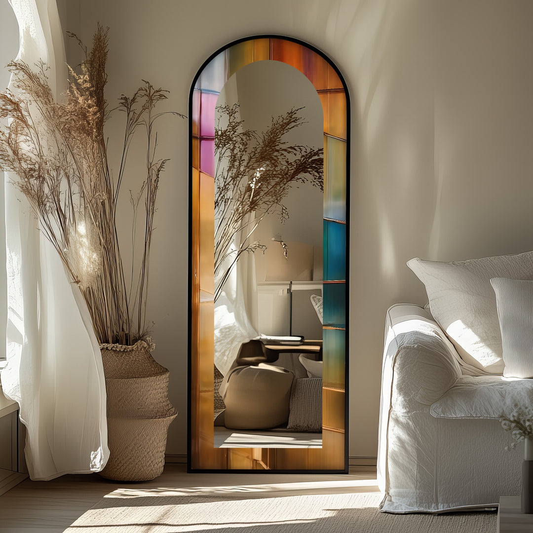 Multicolor Reflective - Full Lenght Floor Mirror