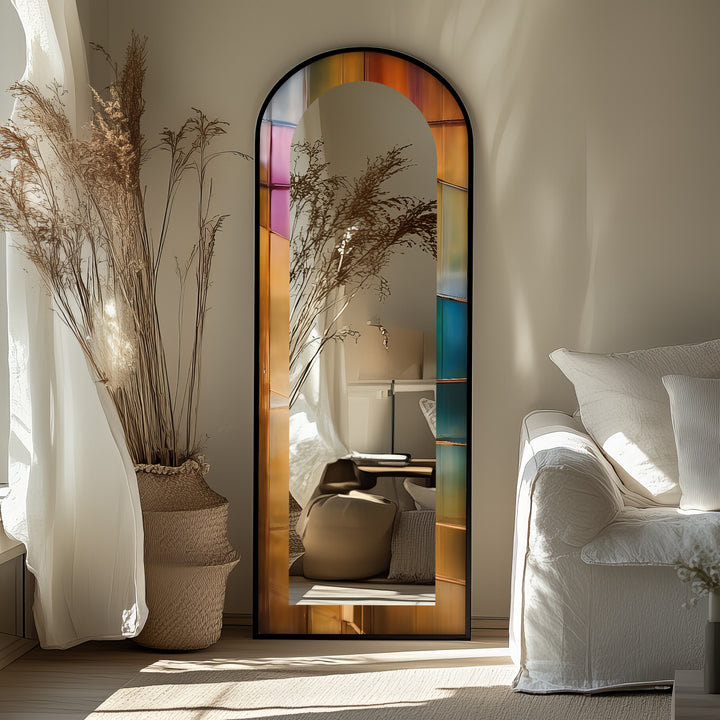 Multicolor Reflective - Full Lenght Floor Mirror